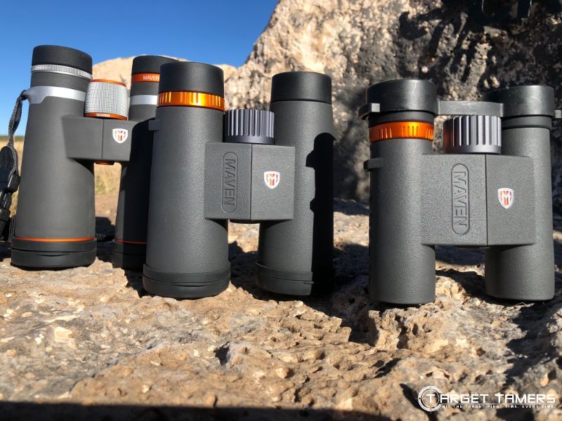 Group of Different Sized Binoculars