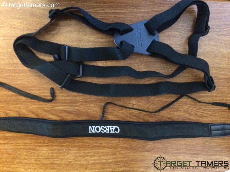 Shoulder harness and neck strap for Carson 3D binoculars
