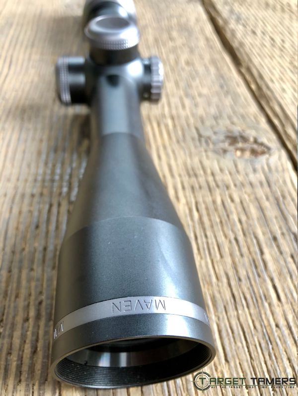 Objective bell on Maven rifle scope