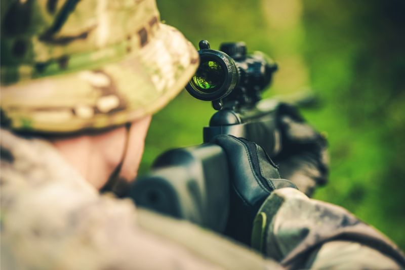Man Hunting With One of the Best Riflescope Under 300 Dollars