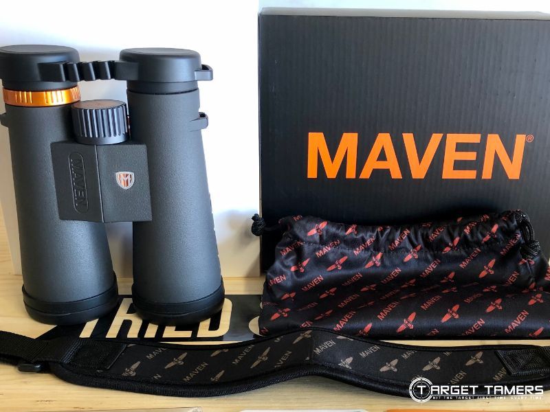 Maven C.3 12x50 binoculars & accessories