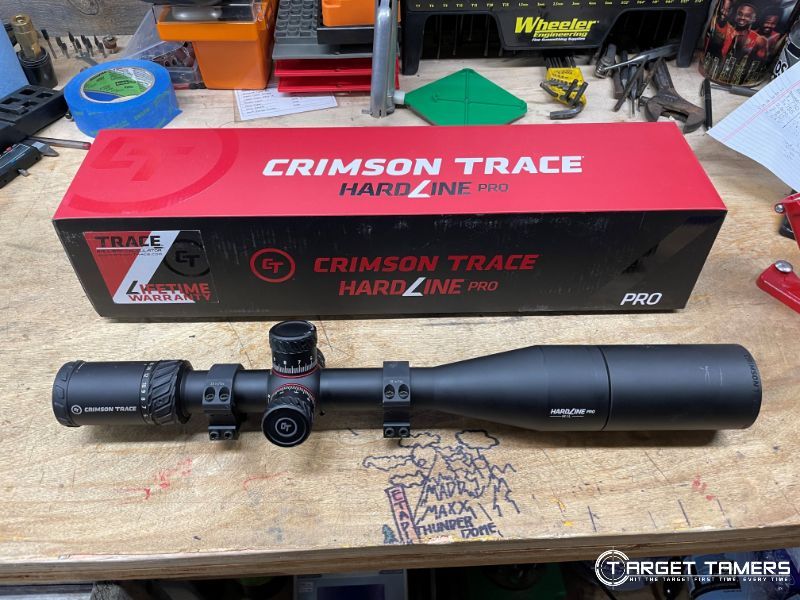 Crimson Trace Hardline Pro 4-16x50 rifle scope unboxed