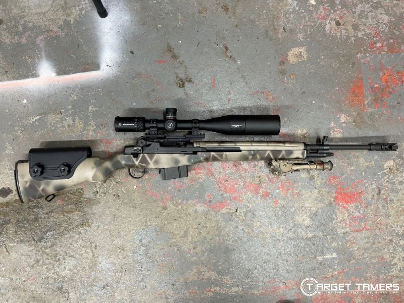Crimson Trace Hardline Pro 4-16x50 scope mounted on Bill's rifle