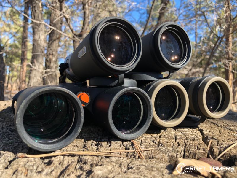 10x42 objective lenses