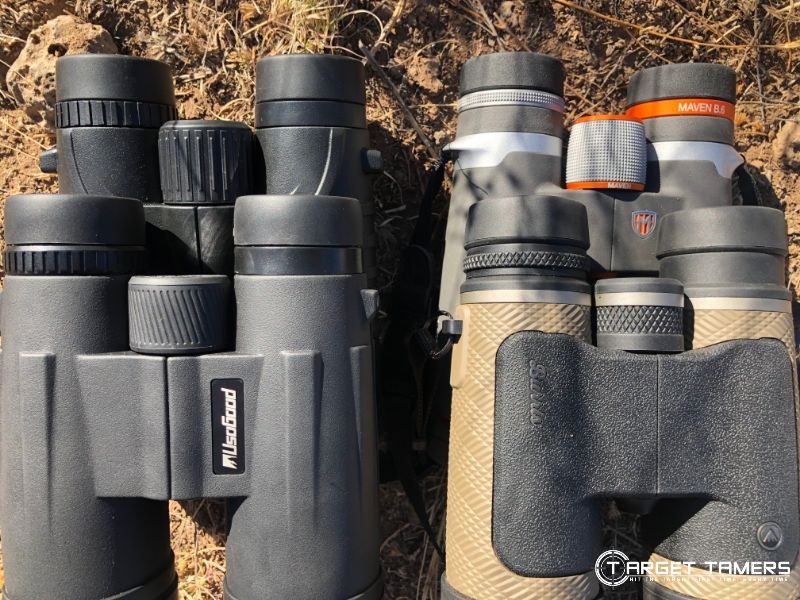 Binocular moving parts cheap on left expensive on right