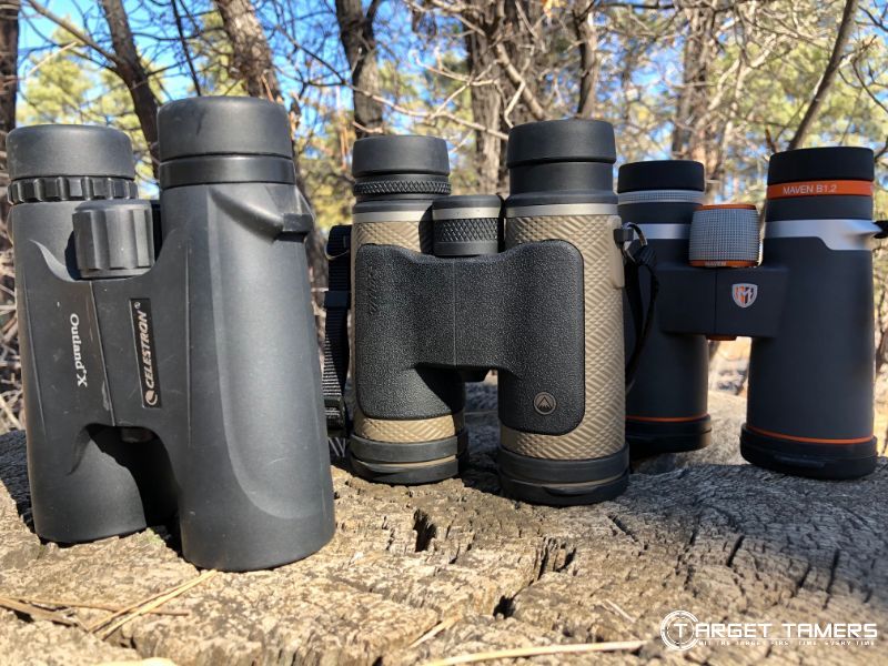 Binoculars - cheap left midrange middle expensive right