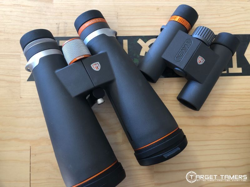 Size of 7x28 vs 15x56 binoculars compared