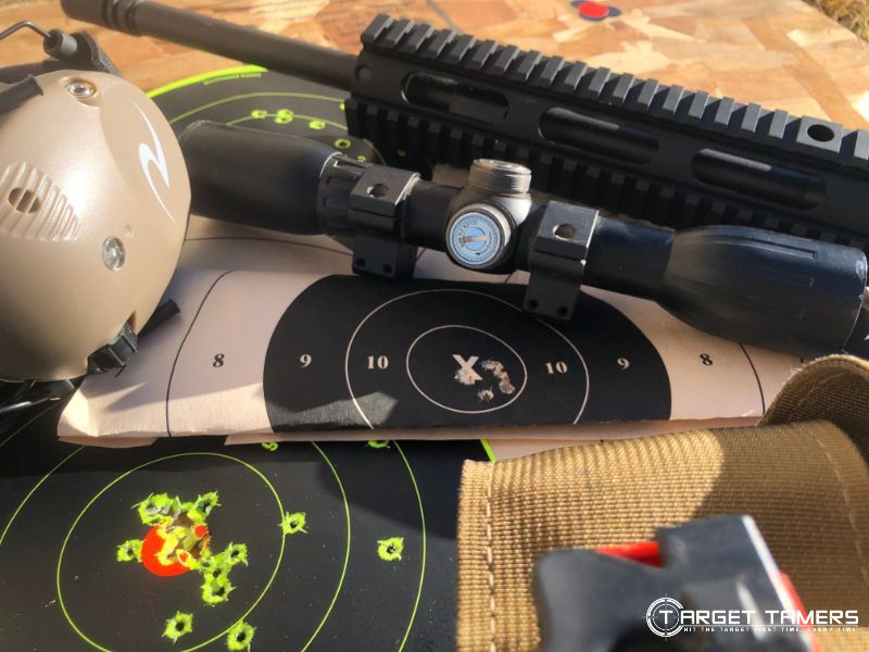 Competition gear including an FFP scope