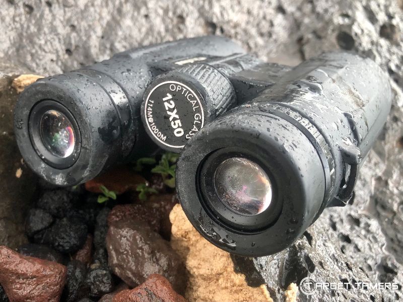 Binoculars with moisture on the inside