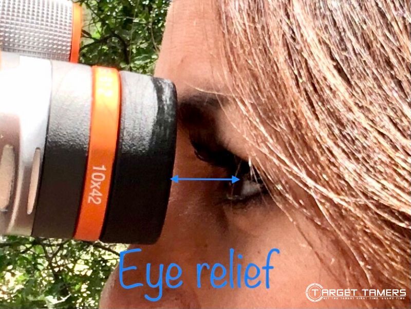 Example of Binocular Eye Relief