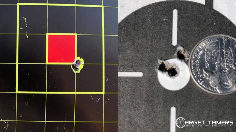 TARGET SHOOTING Red Dot Group on Left LPVO Group on Right
