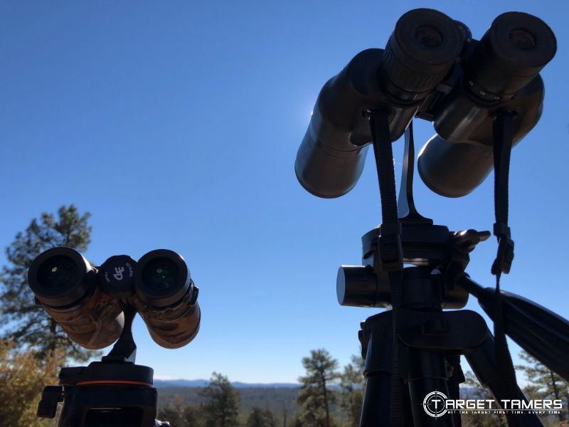 Use a tripod if necessary to keep binoculars away from body heat