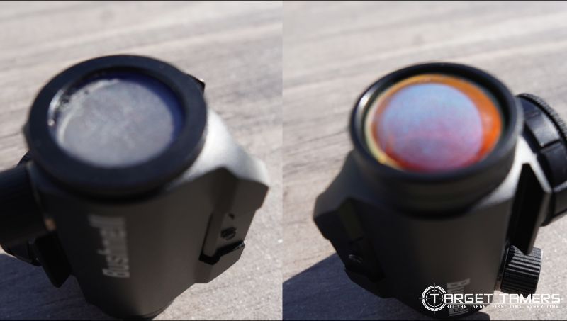 Bushnell fogging inside eyepiece lens RIGHT fogging inside objective lens