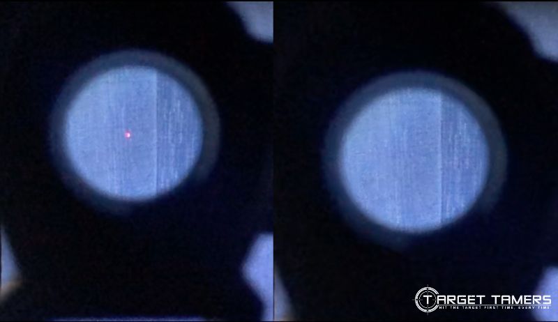 MOTION ACTIVATION LEFT Before pic Romeo 5 MOTAC RIGHT After pic 120 seconds later auto-off