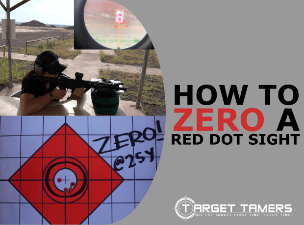 How to Zero a Red Dot Sight - Full Instructions and Photos for Sighting In