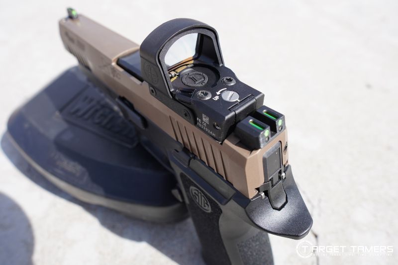 Leupold DeltaPoint Pro mounted on P320 slide