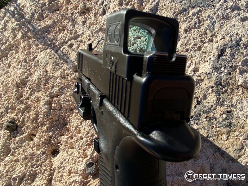 Black out rear sight