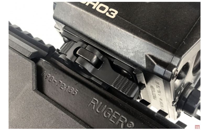 Sig Sauer Echo 3 mounted with quick disconnect mount