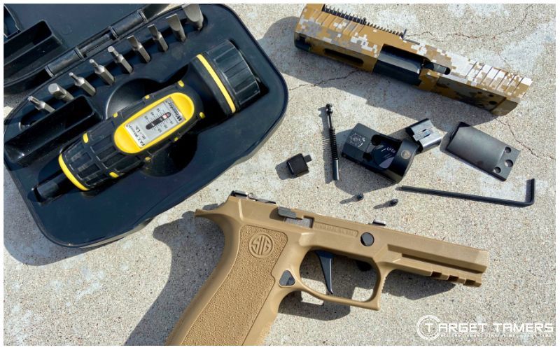 Mounting the Burris FastFire to the Sig Sauer pistol
