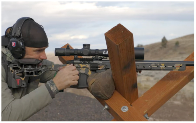 Leupold Mark 5HD PR2 reticle in action