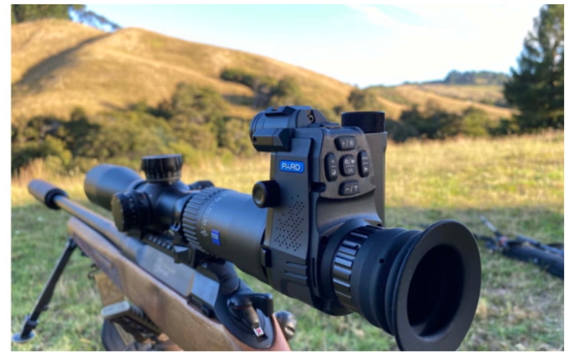 Pard clip on mounted to Zeiss day scope
