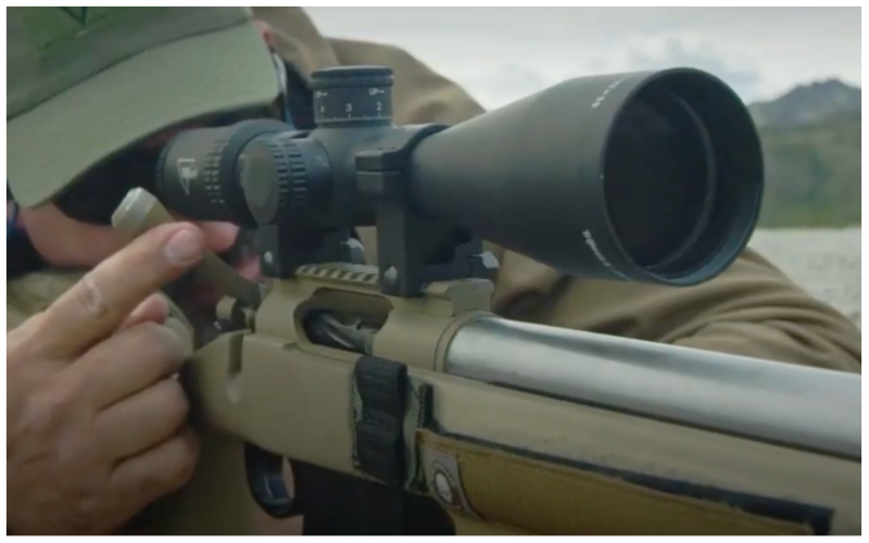 Trijicon Tenmile scope on bolt action rifle