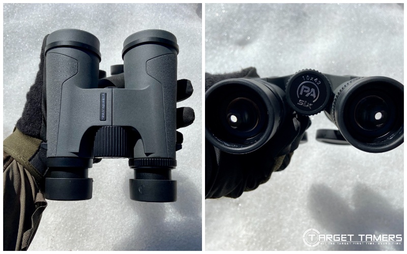 Widest IPD range SLx binoculars
