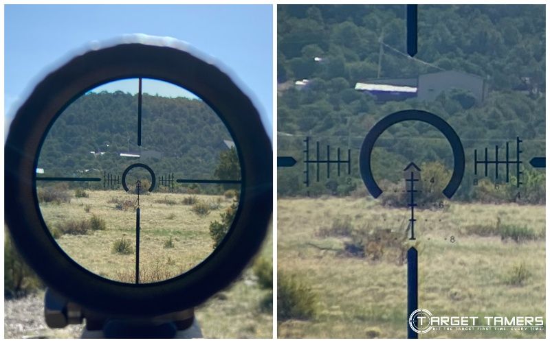 Auto ranging at 300 yards with ACSS M6 reticle on GLx scope