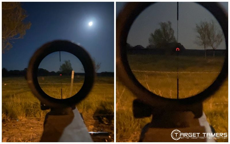 good optical quality in low light with glx scope