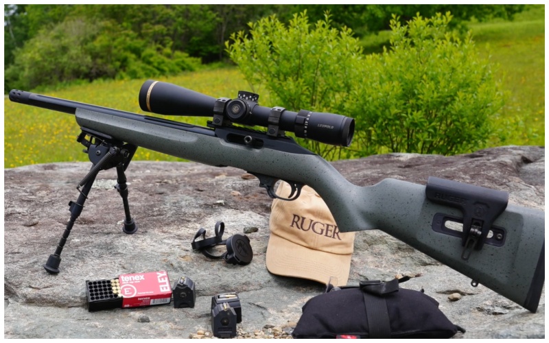 Ruger 10/22 Competition rifle with Leupold scope