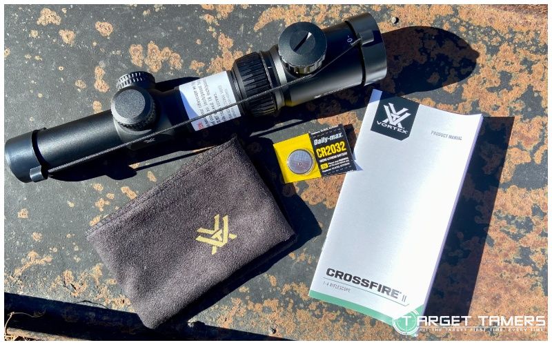 Vortex Crossfire 1-4x and accessories